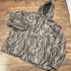 Natural Gear Camo Hooded Light Weight Hunting Jacket Men's‎ 3XL Mesh Lining